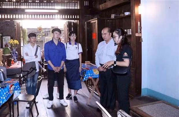 Estudiantes laosianos y camboyanos visitan sitios revolucionarios en Ciudad Ho Chi Minh (Fotografía: VNA)