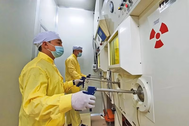 En el Instituto de Estudio Nuclear de la ciudad de Da Lat. (Foto: hanoimoi.vn)
