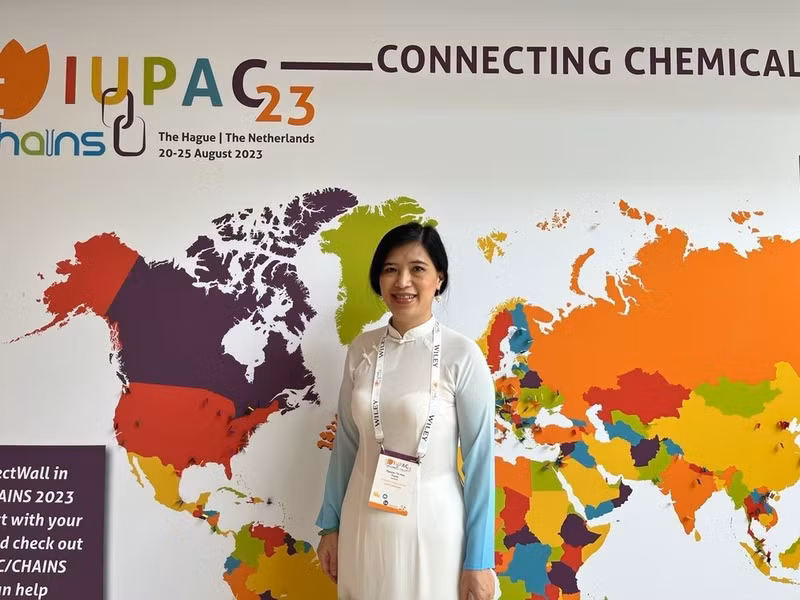 La profesora vietnamita Nguyen Thi Kim Thanh (Foto: VNA)