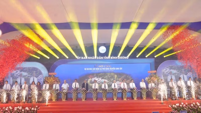 La provincia de Binh Duong inicia la construcción de un área conmemorativa dedicada a Nguyen Sinh Sac, padre del Presidente Ho Chi Minh.