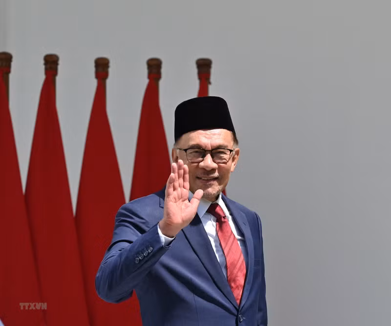 El primer ministro malasio, Anwar Ibrahim (Fotografía: VNA)