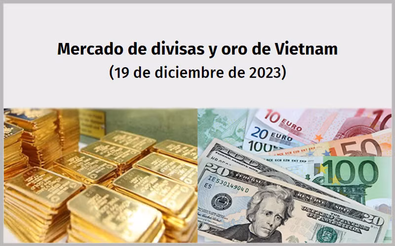 Infografía: Mercado de divisas y oro de Vietnam - 19 de diciembre de 2023