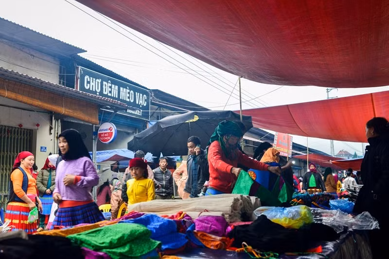 Mercado de Meo Vac, en la provincia de Ha Giang.