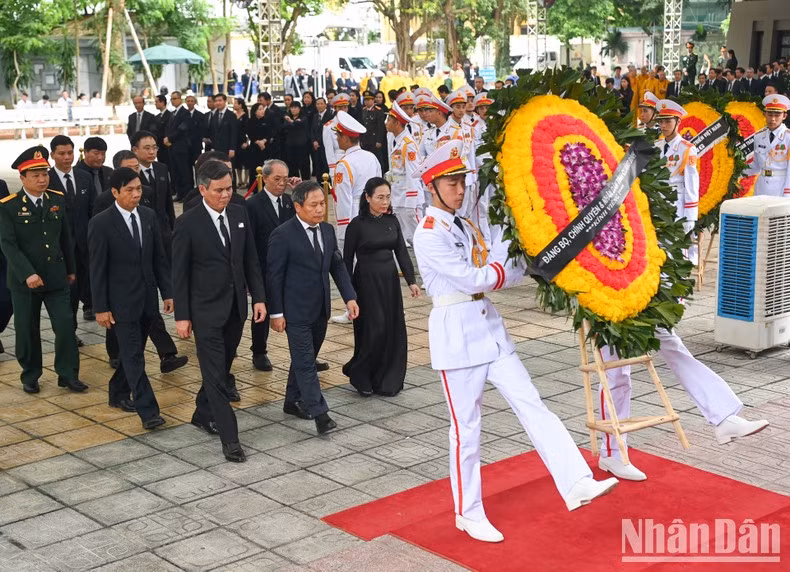 La delegación de Quang Binh