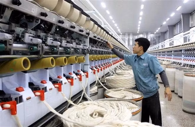En una empresa en la provincia de Thai Binh. (Foto: VNA)