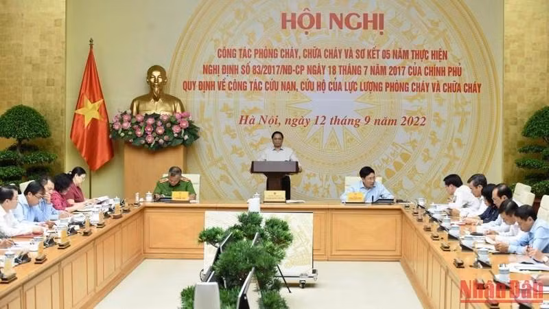 El primer ministro de Vietnam, Pham Minh Chinh, en la cita.