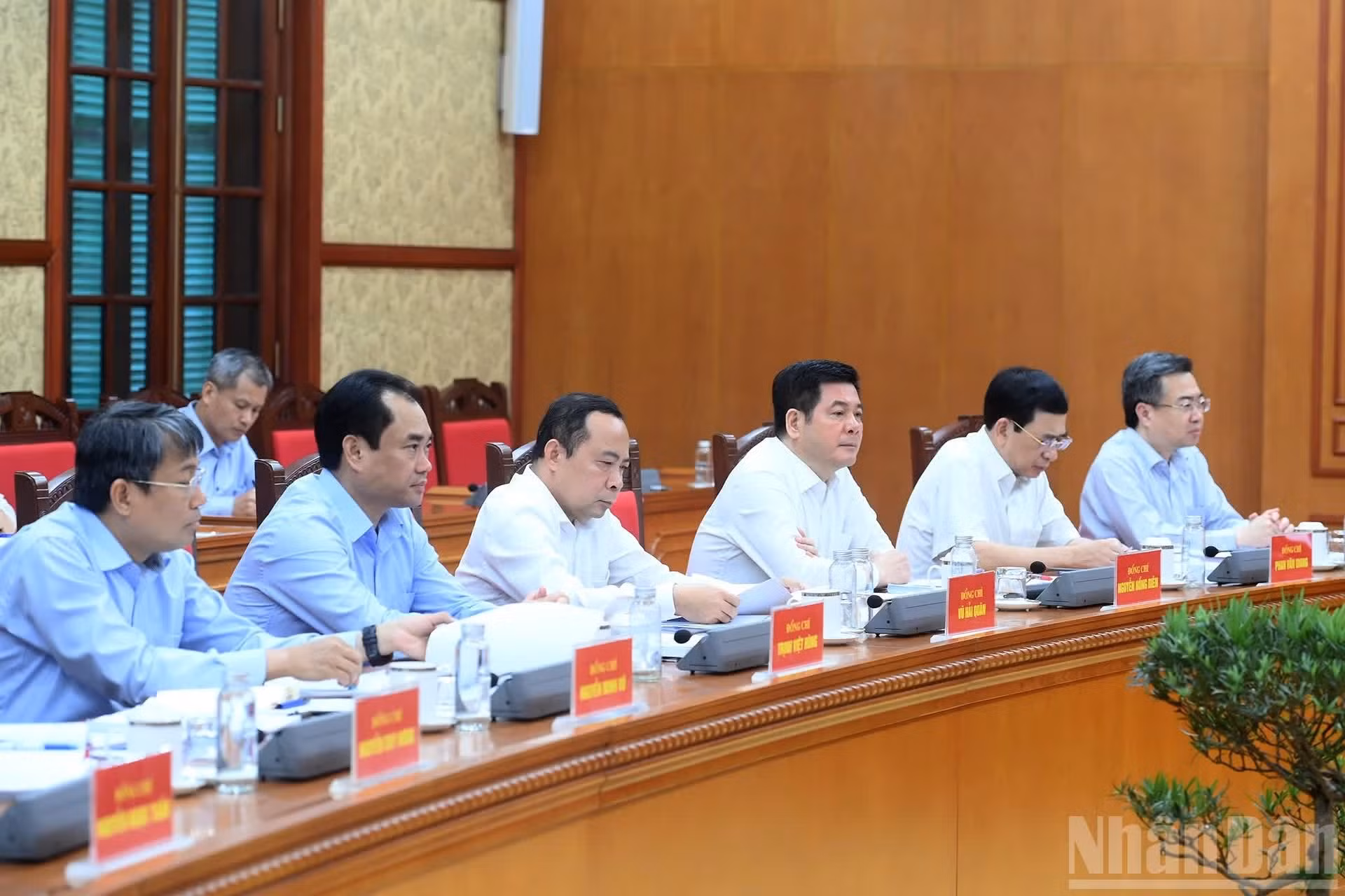 Delegados a la reunión.