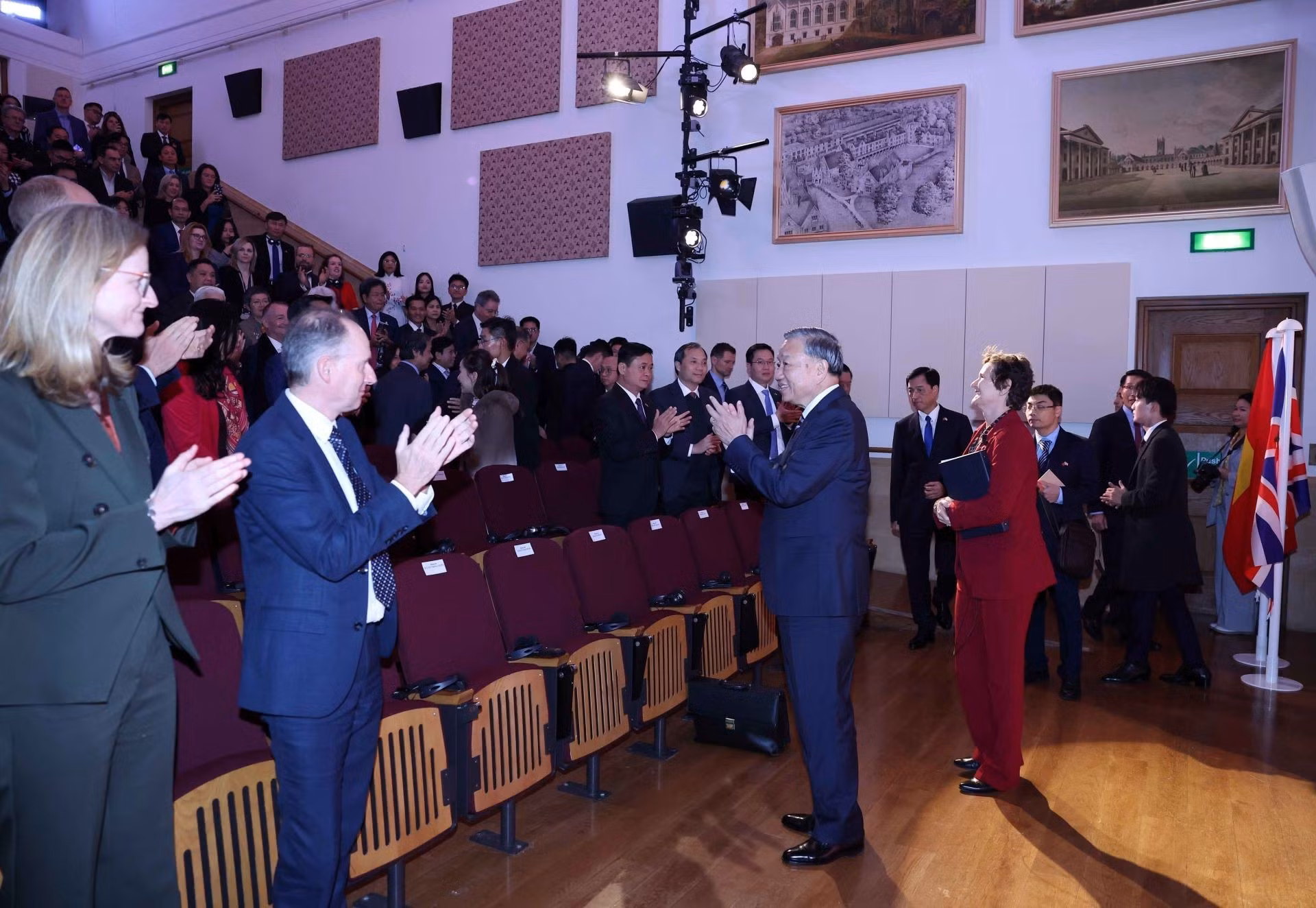 El secretario general del Partido Comunista de Vietnam, To Lam, en el evento.