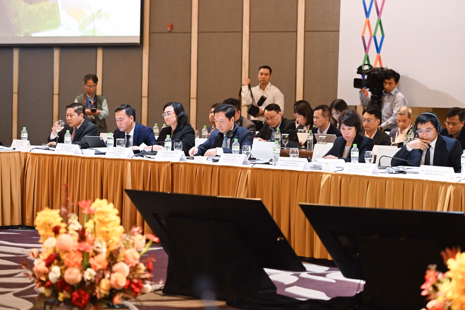 Delegados al foro.