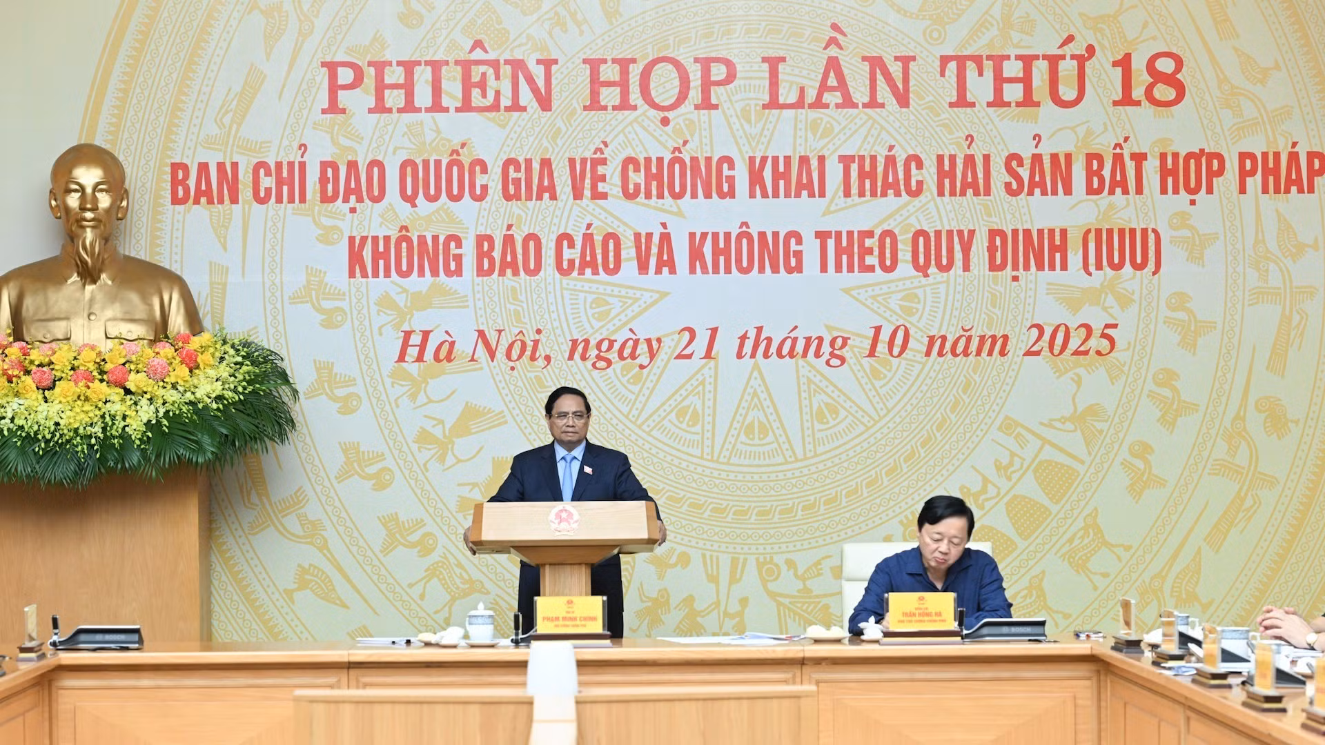 [Foto] Premier vietnamita preside reunión del Comité Directivo Nacional contra la pesca ilegal