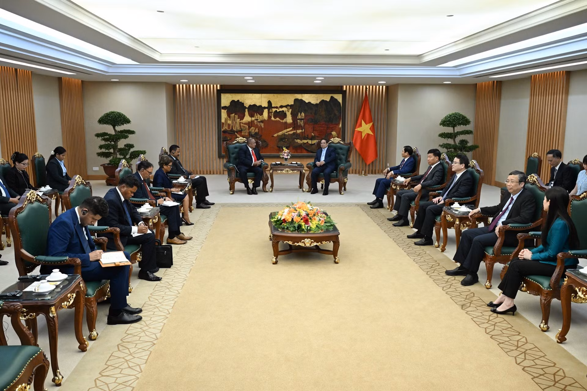 Panorama de la reunión.