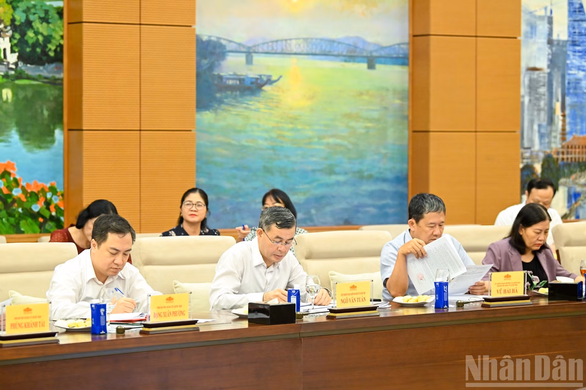 Delegados a la reunión.
