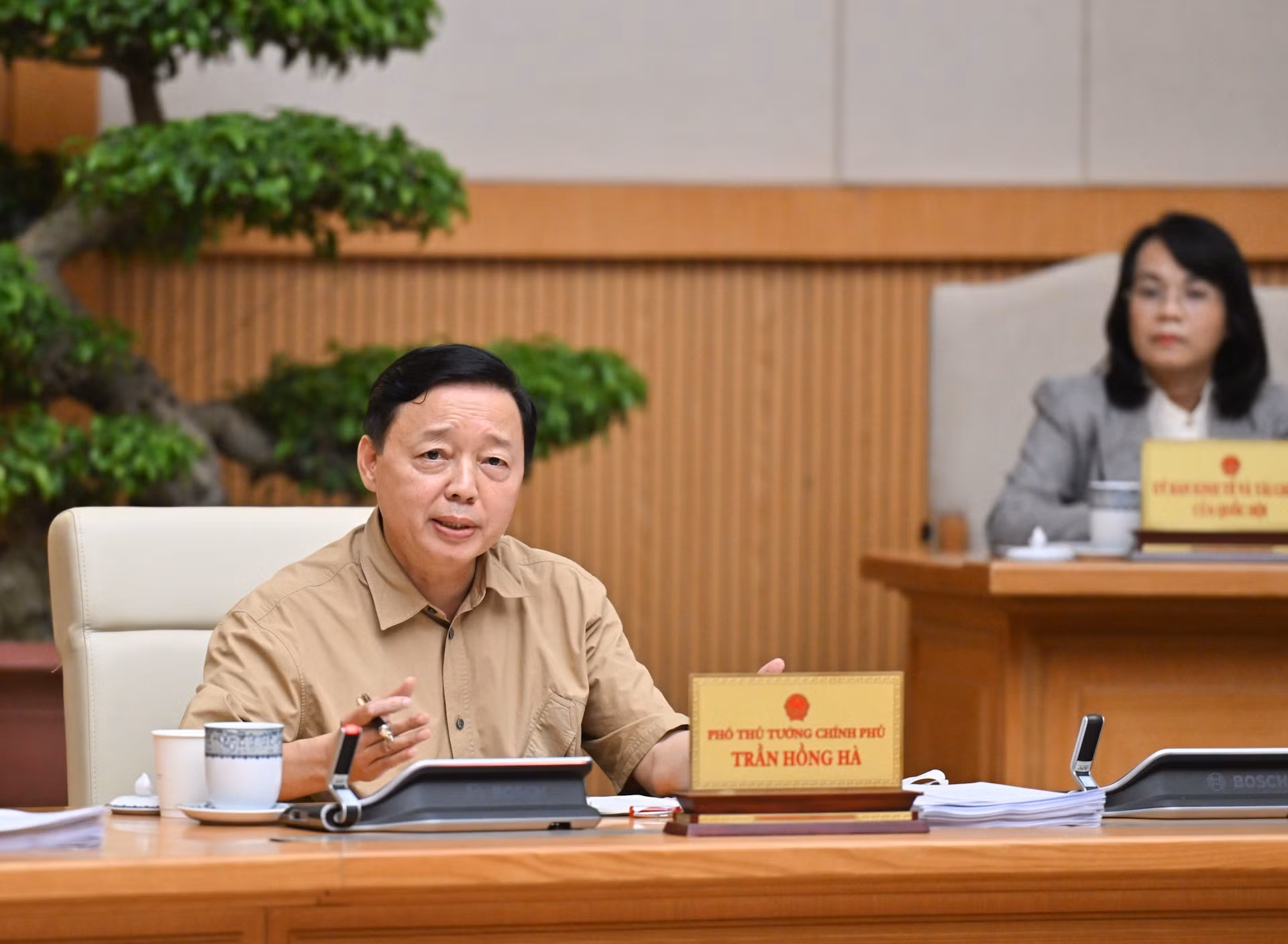 El viceprimer ministro Tran Hong Ha.