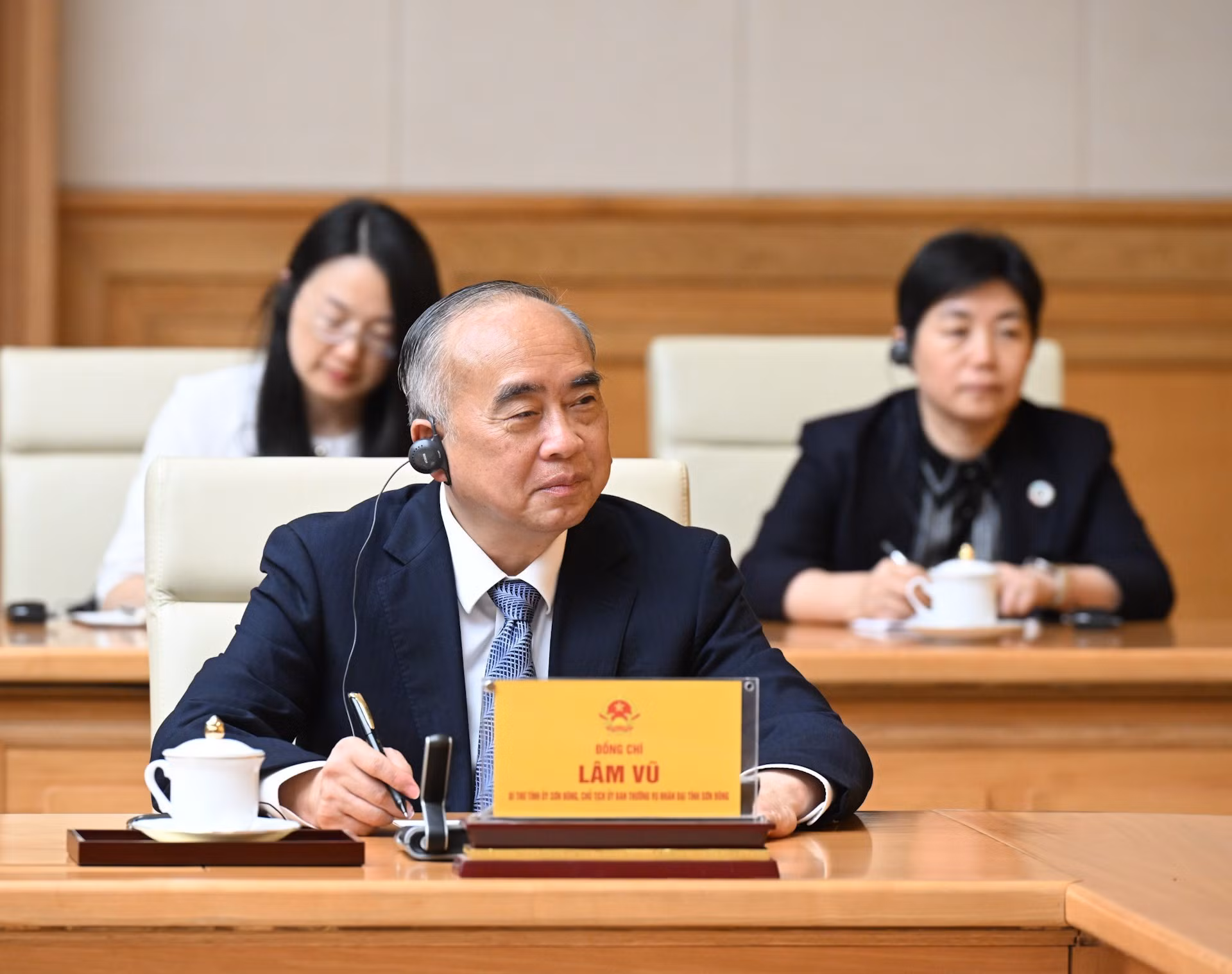 El secretario del Comité del Partido Comunista de China en la provincia de Shandong, Lin Wu.