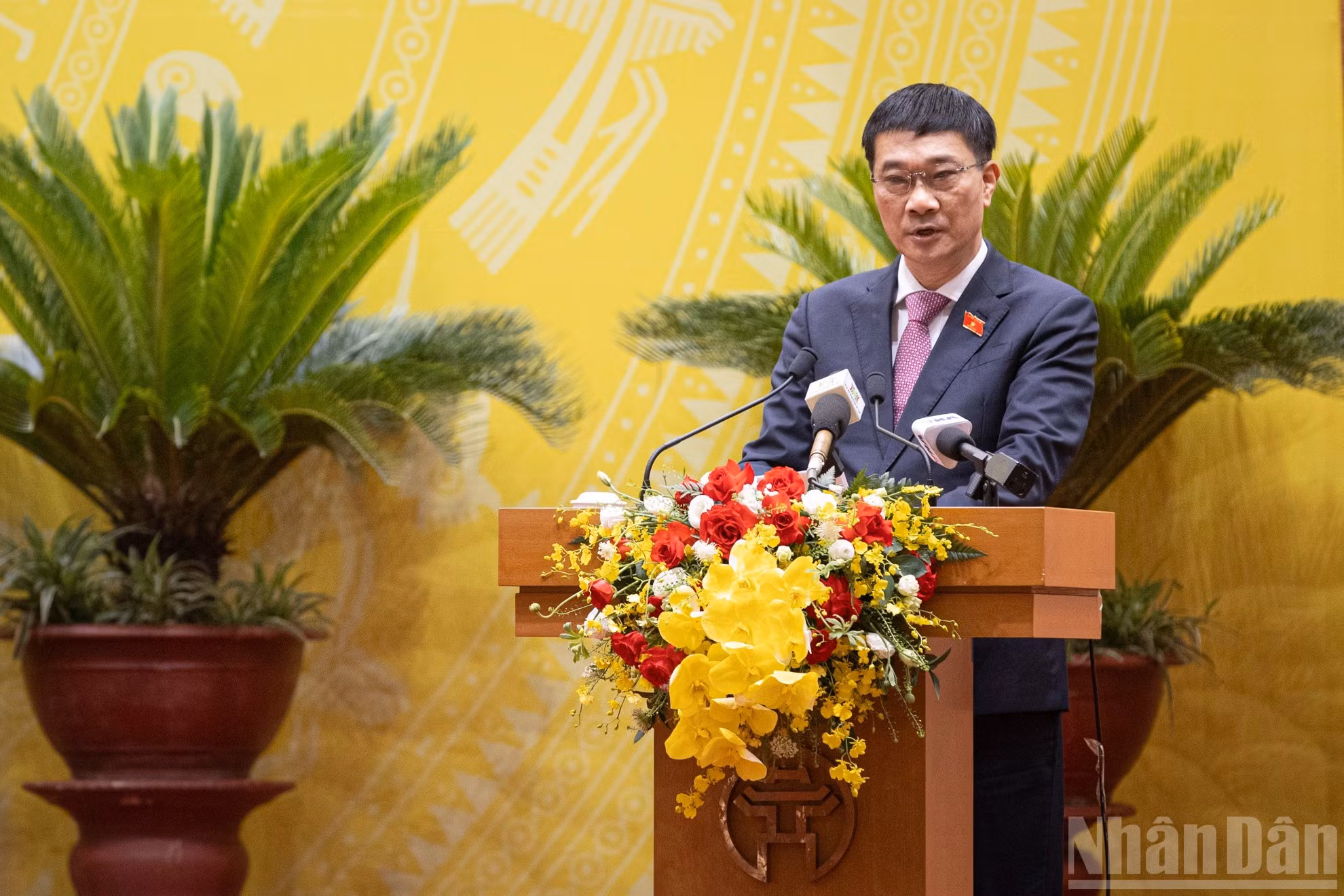 El vicepresidente de la Asamblea Nacional Vu Hong Thanh.