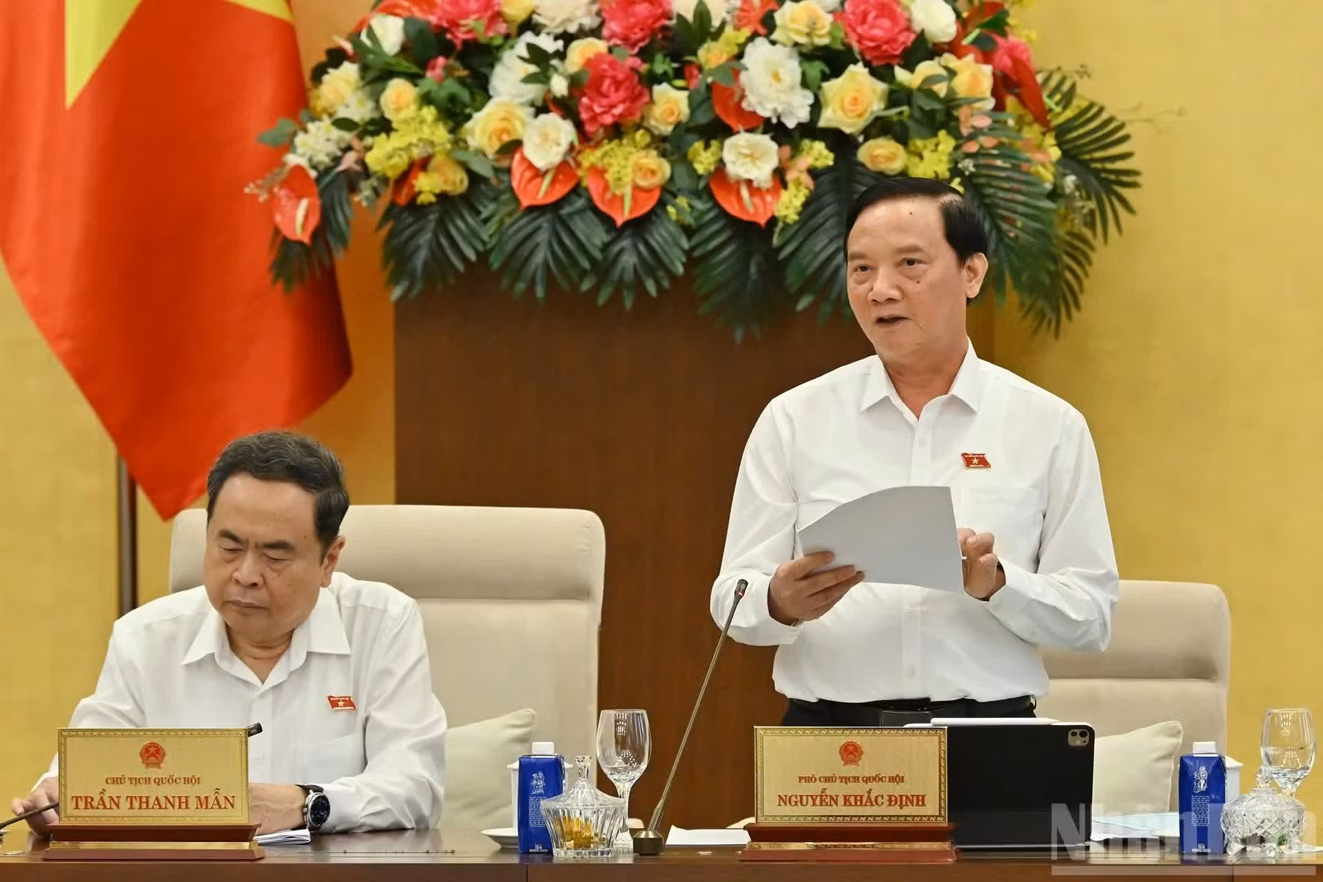 El vicepresidente de la Asamblea Nacional de Vietnam Nguyen Khac Dinh.