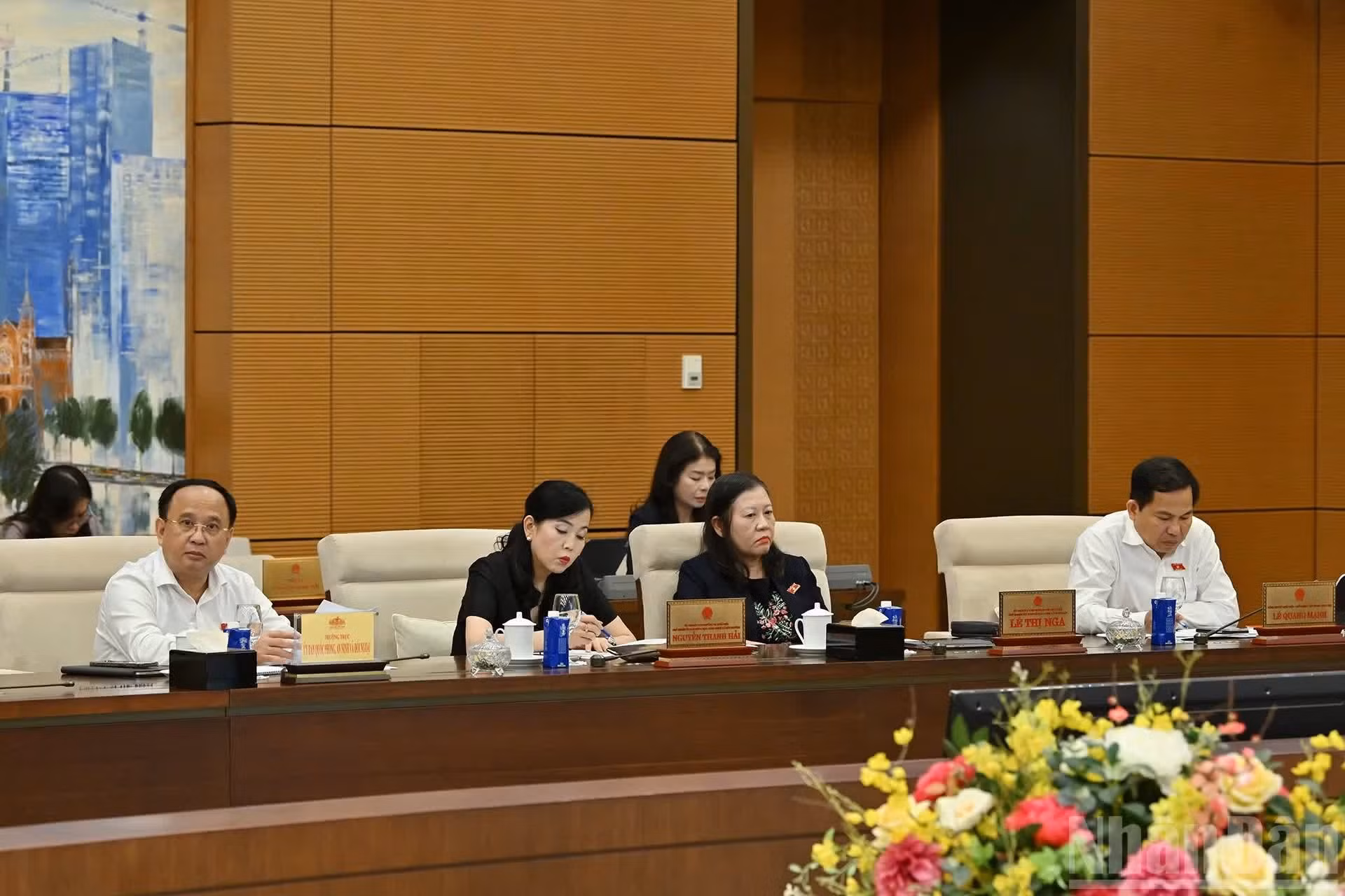 Miembros del Comité Permanente de la Asamblea Nacional de Vietnam.