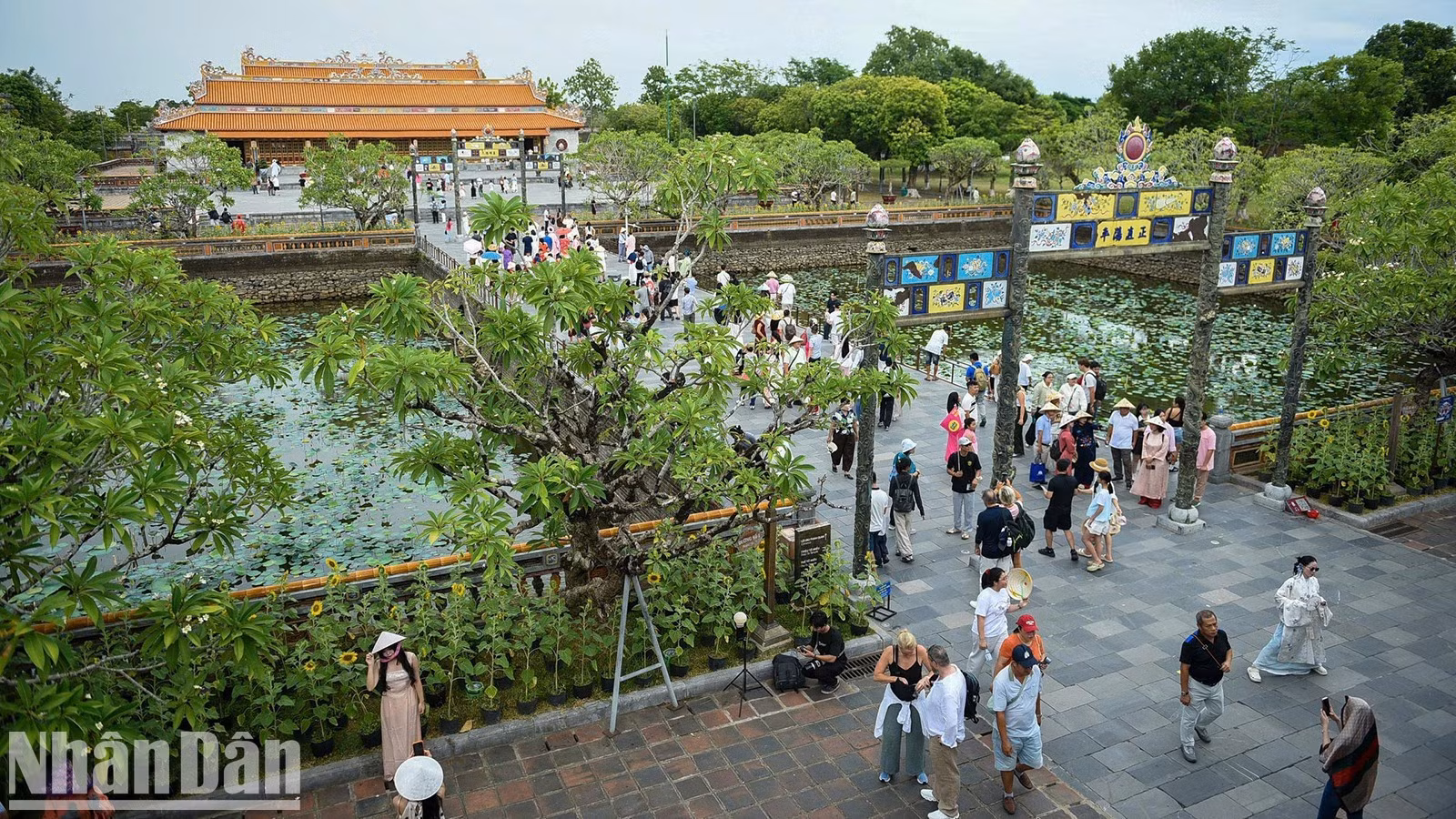 Recinto de la Ciudadela Imperial de Hue.