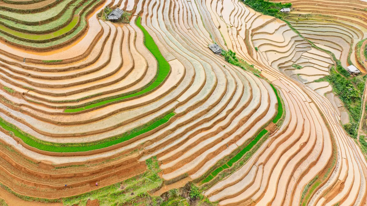 Según un fotógrafo experimentado, los arrozales locales de diferentes capas y abrazados por montes y colinas, junto con las altas precipitaciones, obstaculizan el tránsito e incluso lo exponen a riesgos de deslizamiento de tierra.