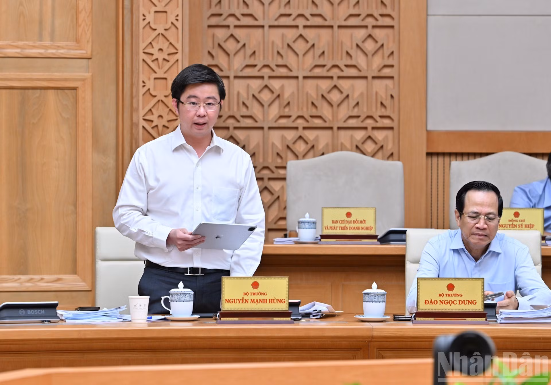 El viceministro de Ciencia y Tecnología Bui Hoang Phuong.