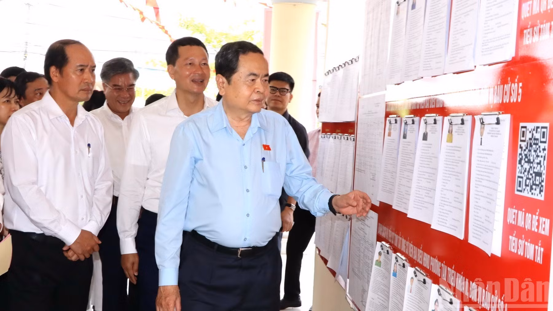 El presidente de la Asamblea Nacional de Vietnam, Tran Thanh Man, en la actividad.