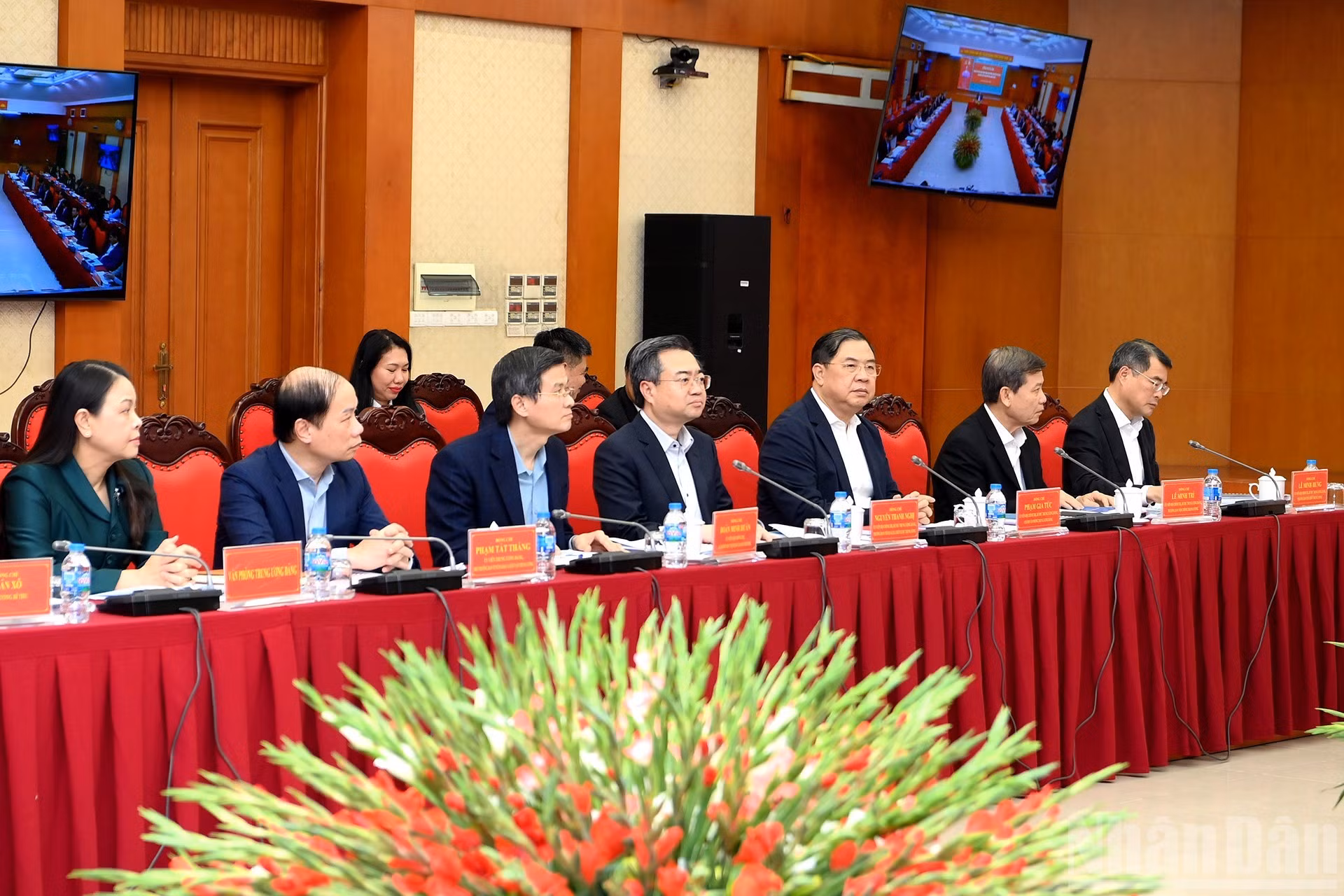 Delegados a la reunión.