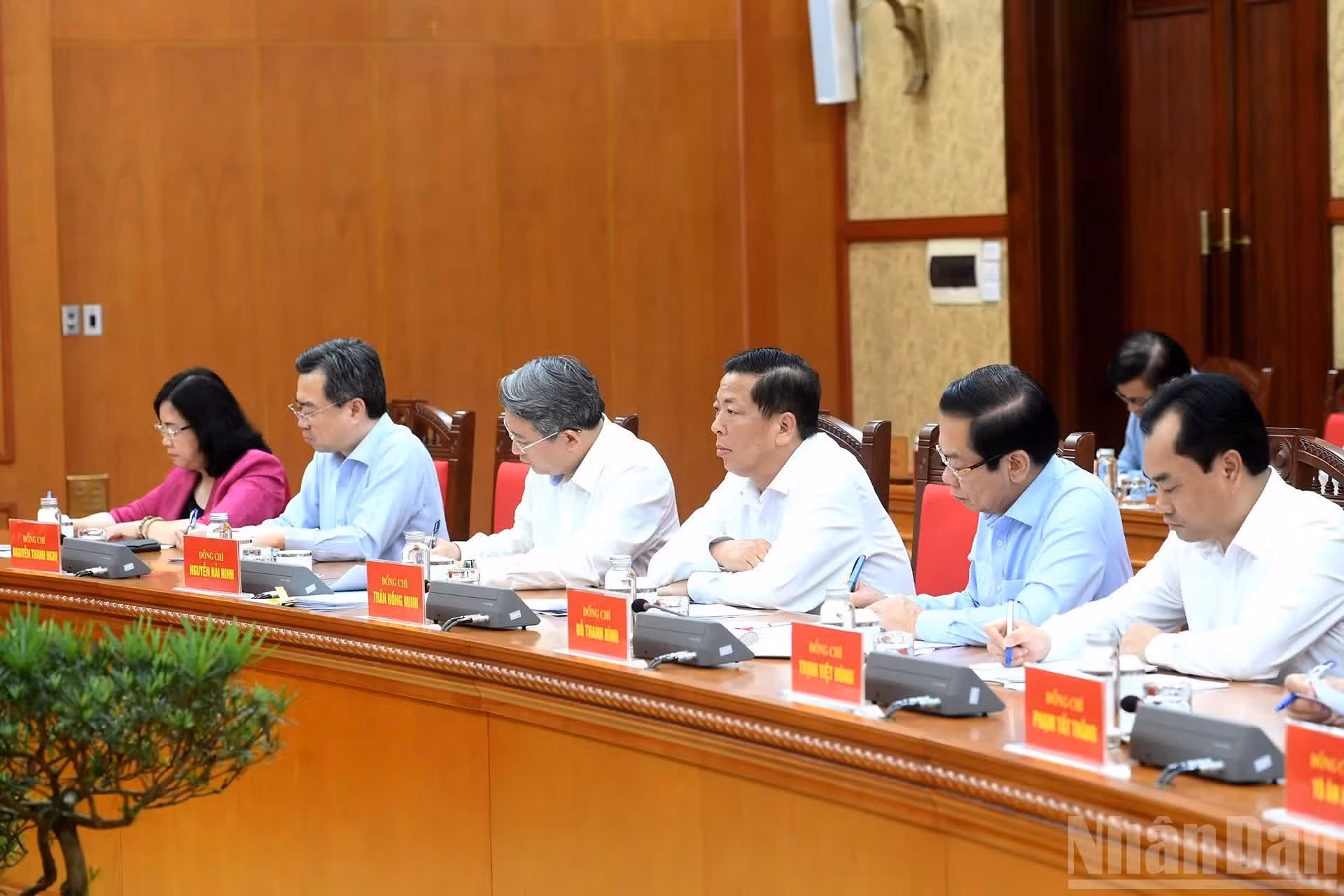 Delegados a la reunión.