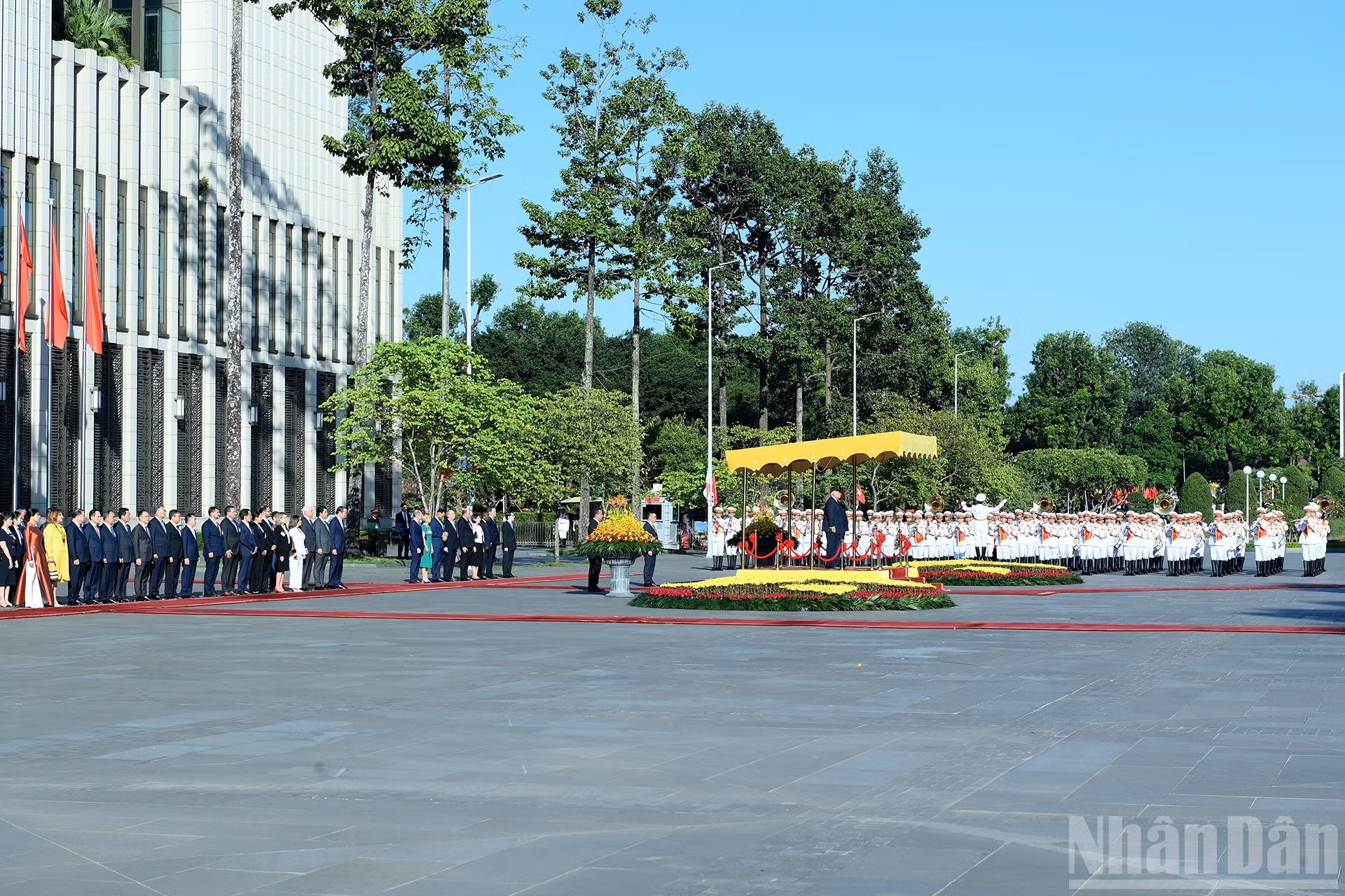 Panorama de la ceremonia.