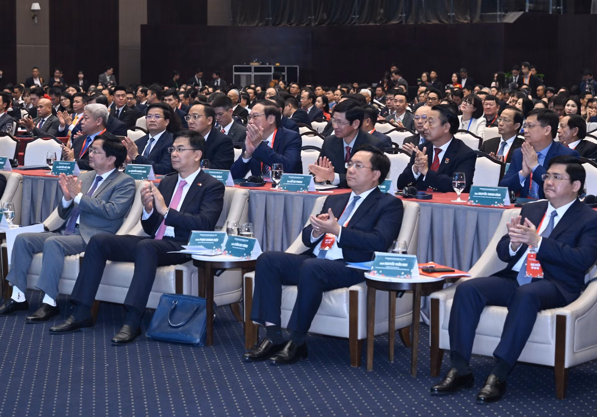 Delegados al foro.
