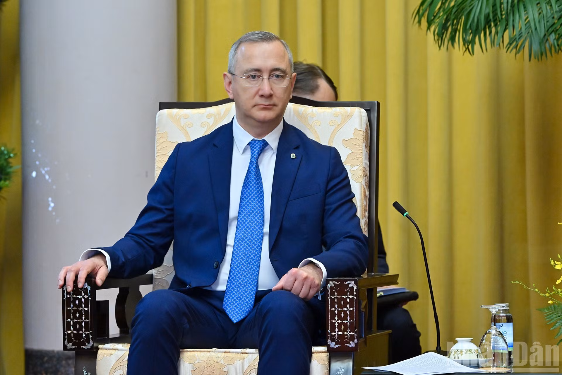 El gobernador del óblast de Kaluga, Vladislav Valerievich Shapsha.