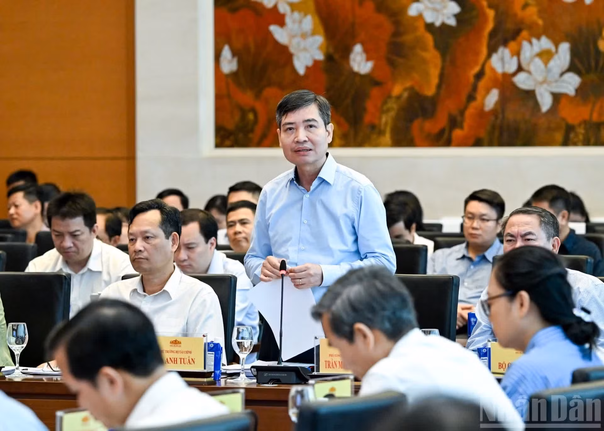 El viceministro de Finanzas Ta Anh Tuan en su intervención.