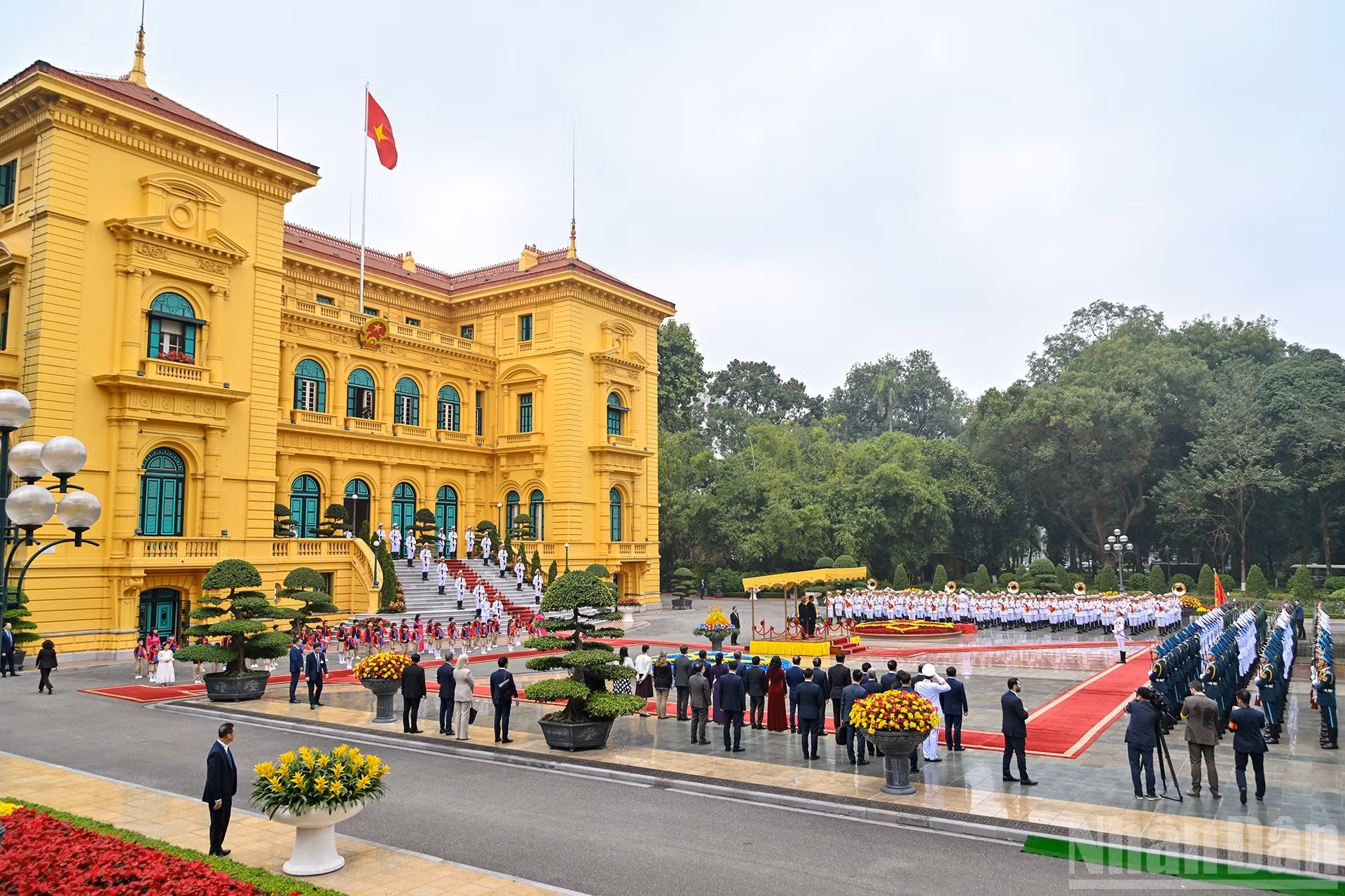 Panorama de la ceremonia.