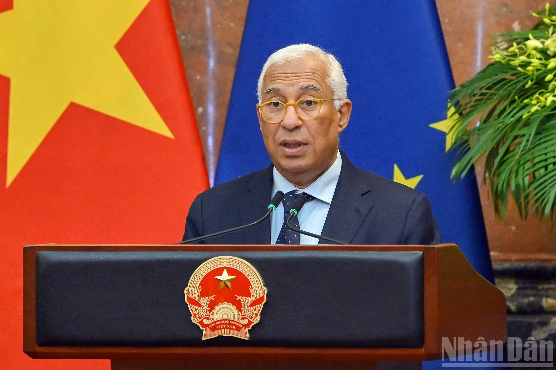 El presidente del Consejo Europeo, António Costa.