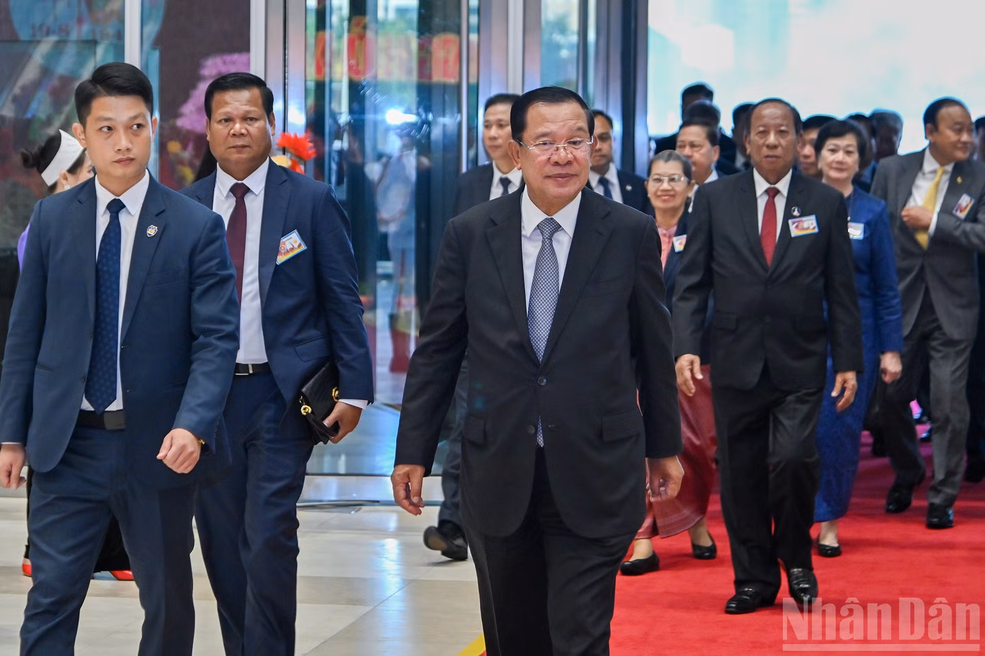 El presidente del Partido Popular de Camboya y titular del Senado, Samdech Techo Hun Sen.