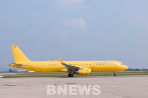Vietravel Airlines recibe otro avión Airbus A321. (Foto: Bnews/vnanet.vn)