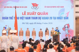La viceprimera ministra Pham Thi Thanh Tra pronuncia un discurso. (Foto: VNA)