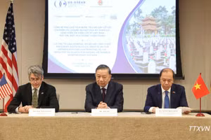 El secretario general del Partido Comunista de Vietnam y presidente del país, To Lam, en el evento