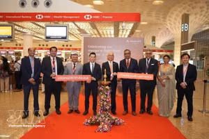En la inauguración de la ruta aérea (Foto: Embajada de Vietnam en la India)