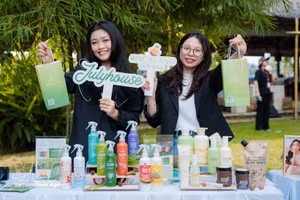 Evento de ventas en directo organizado por una empresa en Ciudad Ho Chi Minh. (Foto: VNA)
