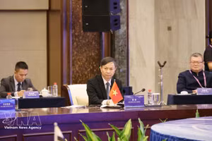 El viceministro de Ciencia y Tecnología de Vietnam, Hoang Minh, en el evento. (Foto: VNA)