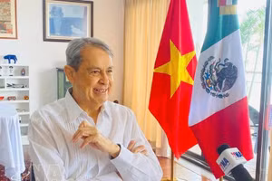 El embajador de México en Vietnam, Alejandro Negrín Muñoz. (Foto: VNA)