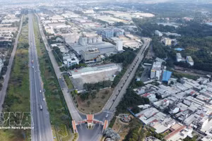 Vista del Parque Industrial Bien Hoa 2, ciudad de Dong Nai. (Foto: VNA)