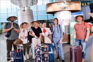 En los primeros ocho meses de 2026, Da Nang recibió más de 411.000 visitantes procedentes de Rusia y de los países de la CEI, un aumento del 94,2 por ciento interanual. (Foto: VNA)
