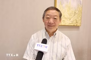 El profesor Zhu Chenming, director honorario del Instituto de Estudios de Asia Meridional y Sudeste Asiático de la Academia de Ciencias Sociales de la provincia china de Yunnan. (Foto: VNA)