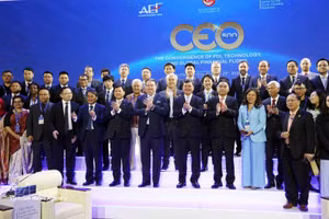 Delegados en el evento. (Foto: VNA)