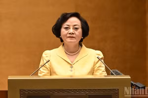 La viceprimera ministra Pham Thi Thanh Tra. (Foto: Nhan Dan)