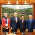 [Foto] Dirigente partidista vietnamita recibe a delegación del Partido Obrero Húngaro