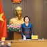 La viceprimera ministra Pham Thi Thanh Tra habla en la cita. (Foto: chinhphu.vn)