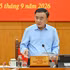 El miembro del Buró Político y permanente del Secretariado del Comité Central del Partido Comunista de Vietnam, Tran Cam Tu, preside la reunión. (Foto: Nhan Dan)