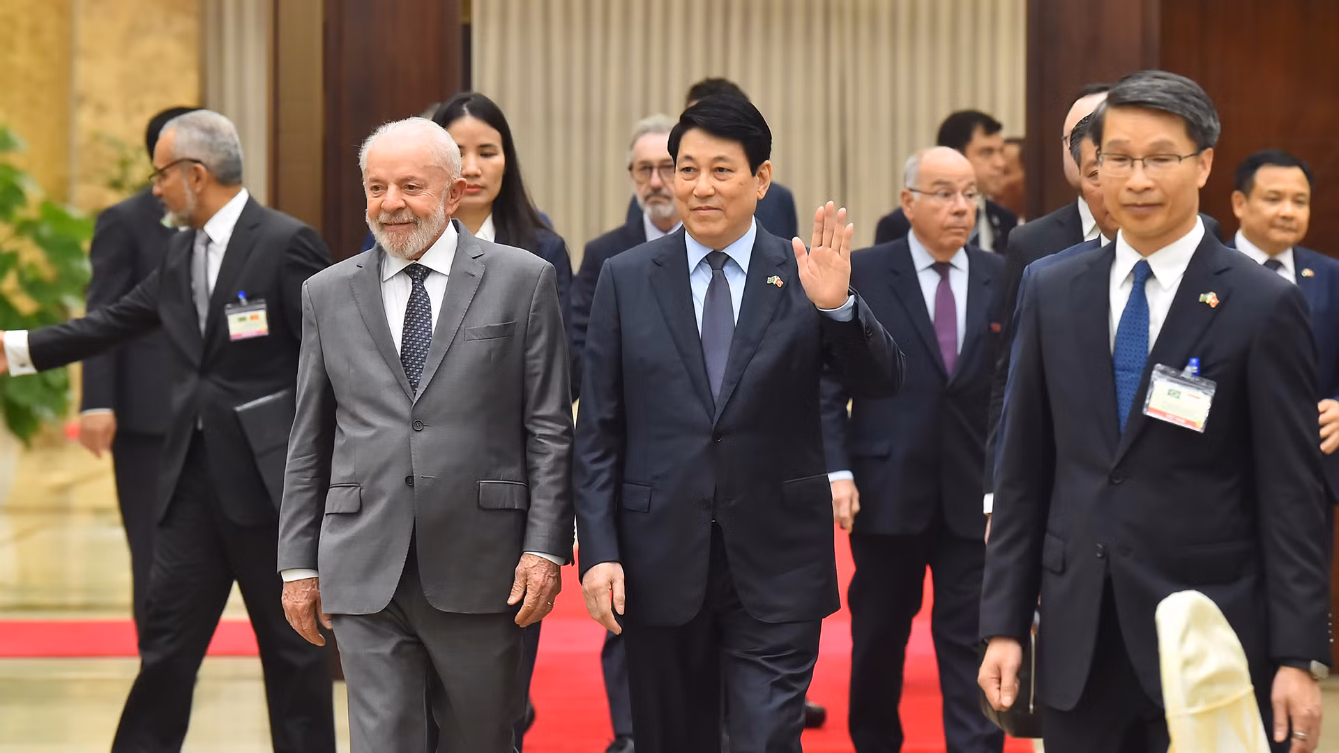 [Foto] Presidente vietnamita ofrece banquete en honor de su homólogo de Brasil